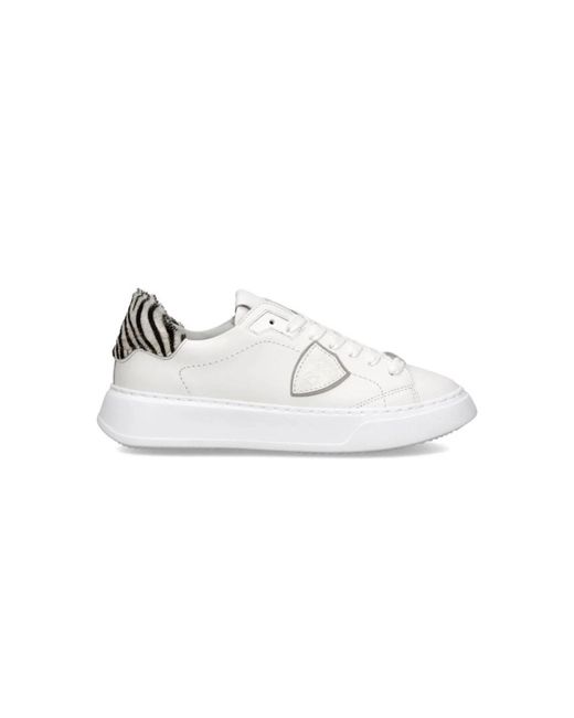 Philippe Model Temple Sneaker in het White