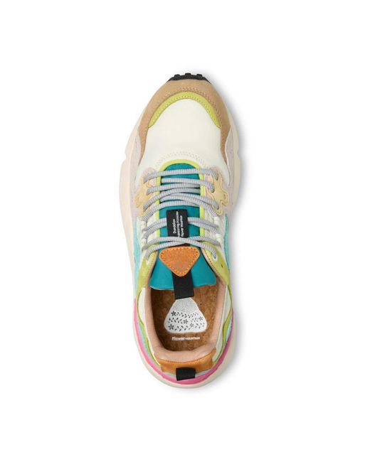 Flower Mountain Blue Sneakers