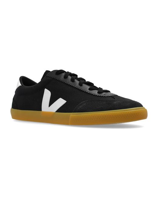 Veja Black Volley canvas sneakers
