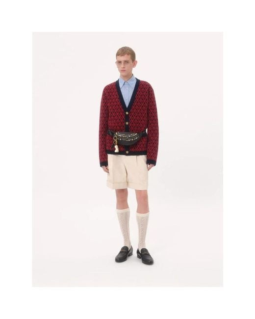 Valentino Garavani Red Cardigans for men