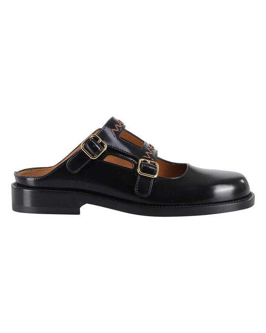 Mules di Marni in Black