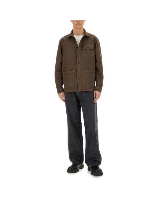 Fay Brown Light Jackets for men
