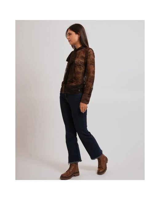 Blouses Yes Zee de color Brown