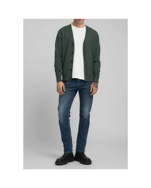 Cardigans Replay de hombre de color Green