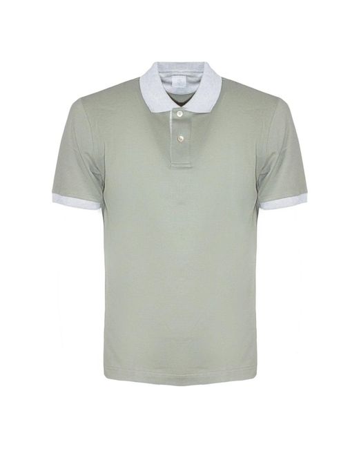 Eleventy Green Polo Shirts for men