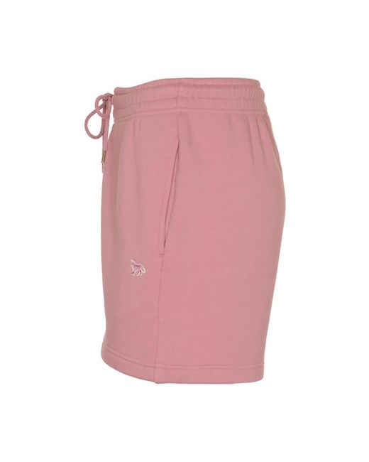 Maison Kitsuné Pink Short shorts