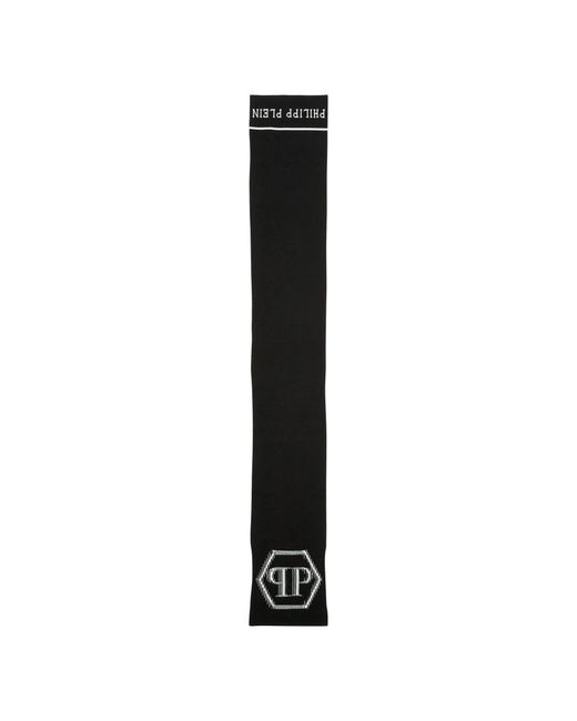 Philipp Plein Black Winter Scarves