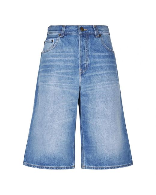 Haikure Blue Denim Shorts