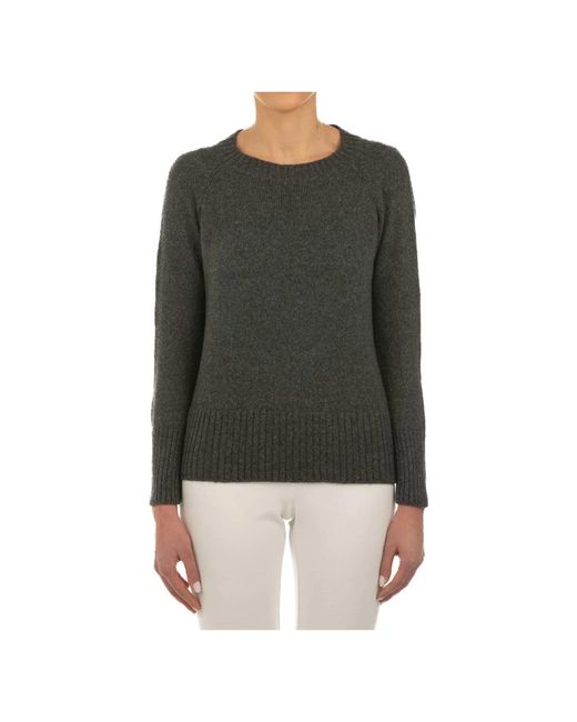 Round-Neck Knitwear di Le Tricot Perugia in Green