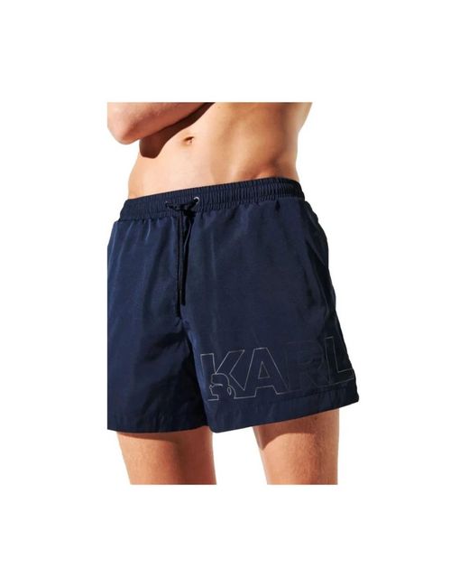 Karl Lagerfeld Blue Beachwear for men