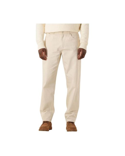 Les Deux Ryder Pants in het Natural voor heren