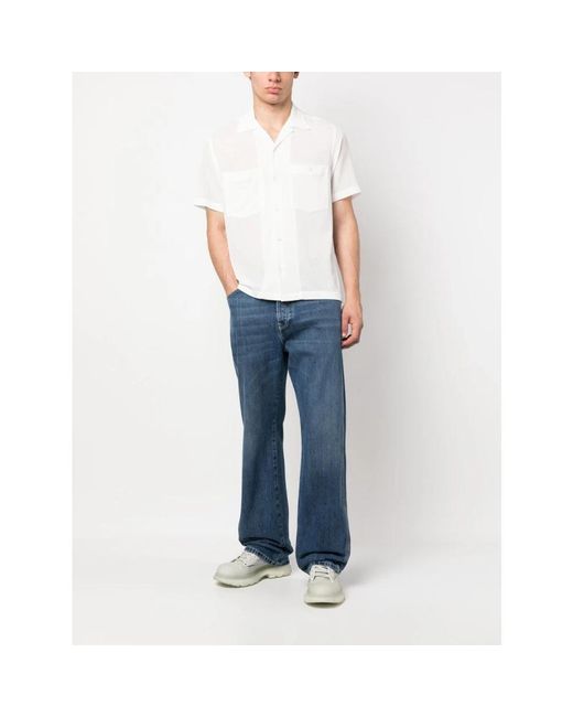 McQueen Blue Wide Jeans for men