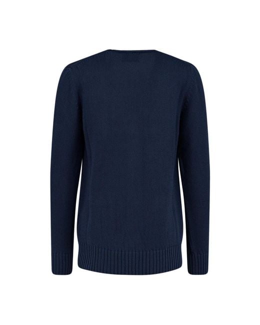 Alpha Studio Katoenen Cardigan in het Blue voor heren