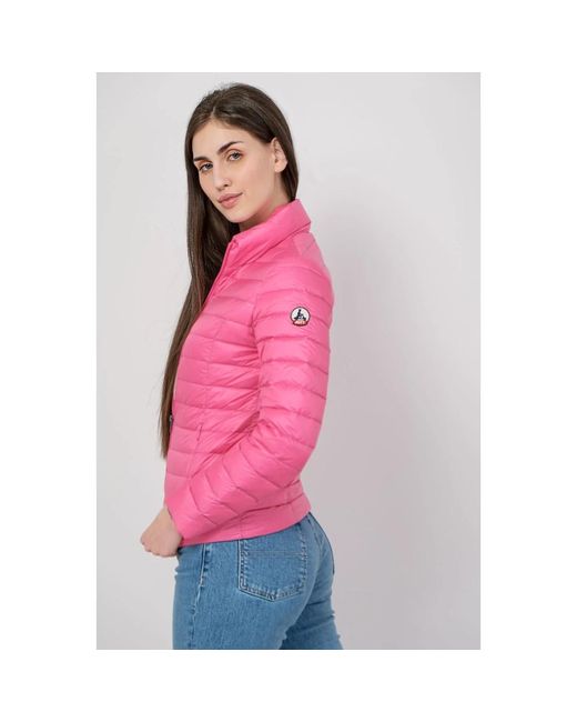J.O.T.T Jassen ,Roze ,Leer Lichtgewicht Tussenjas in het Pink