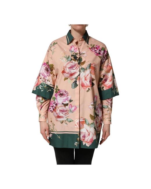 Dolce & Gabbana Pink Shirts