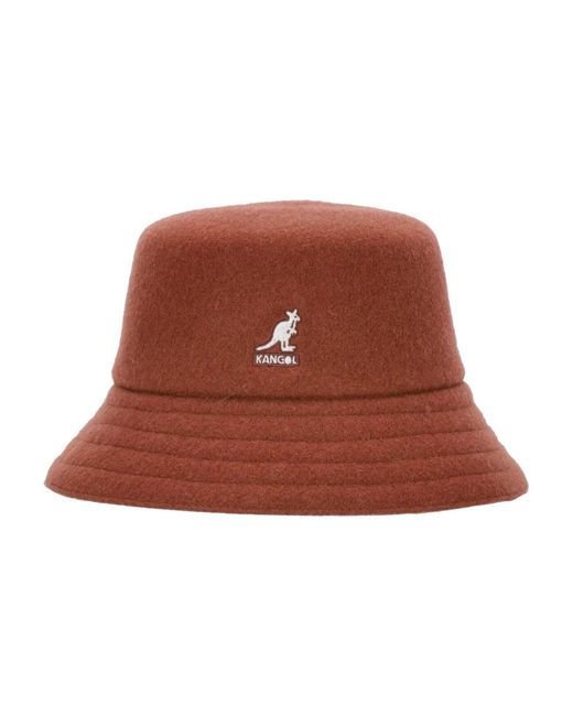 Kangol Mahagoni Woll Eimer Hut in Brown für Herren