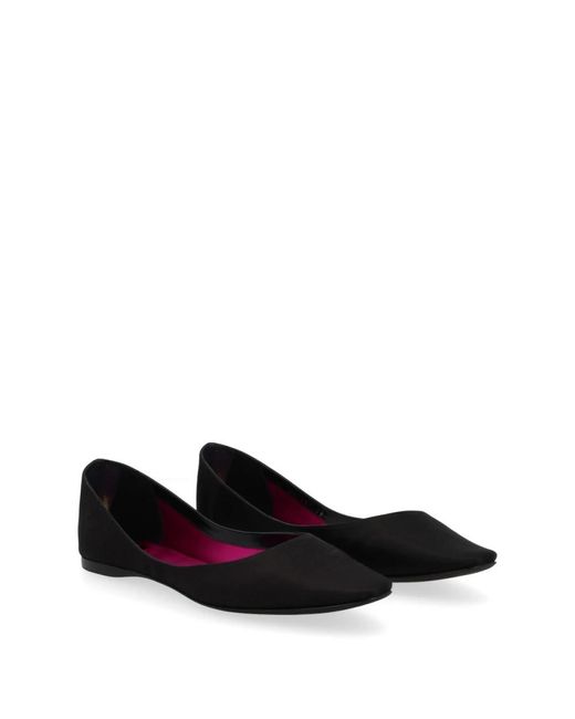 Saint Laurent Black Ballerinas
