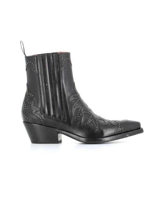 Sartore Black Cowboy Boots