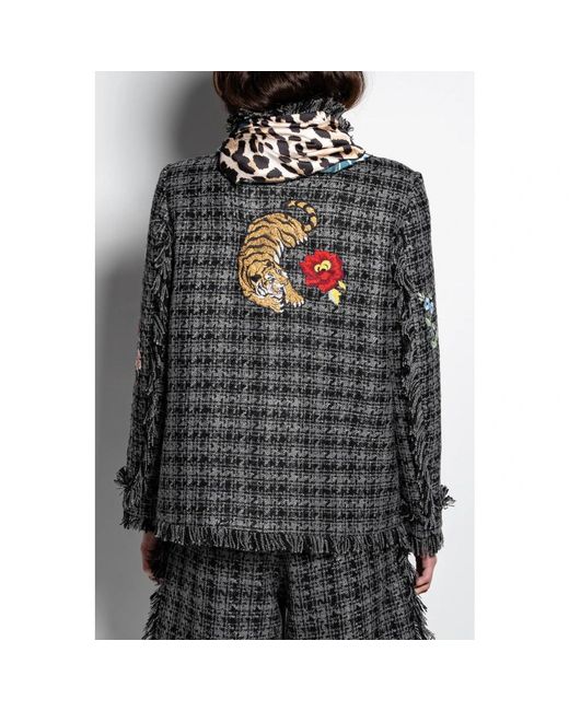 5 PROGRESS Black Tweed Jackets