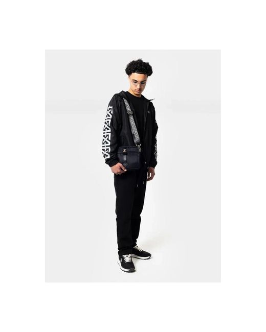 Xplct Studios Reflektierende Jacke Herren Schwarz in Blue für Herren