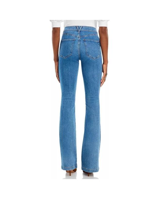 Etro Blue High rise flare jeans - globtter moon