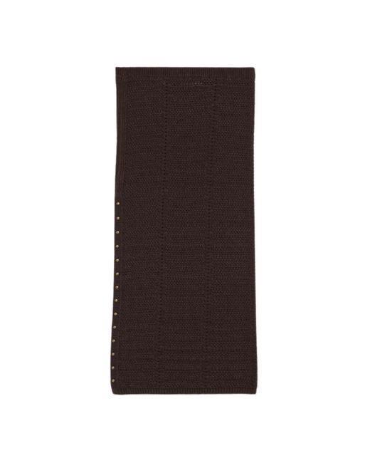 A PAPER KID Brown Midi Skirts