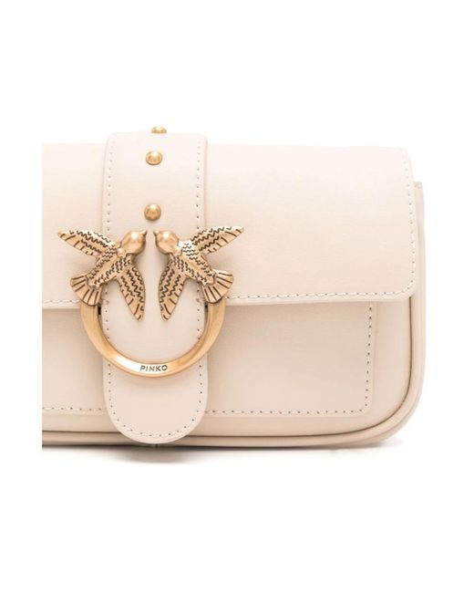 Pinko Natural Cross Body Bags
