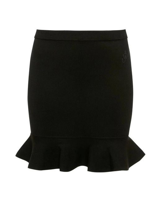 J.W. Anderson Black Short Skirts