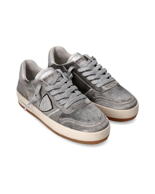 Philippe Model Gray Sneakers