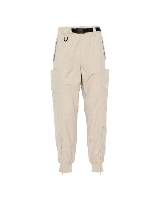 Y-3 Natural Slim-Fit Trousers for men