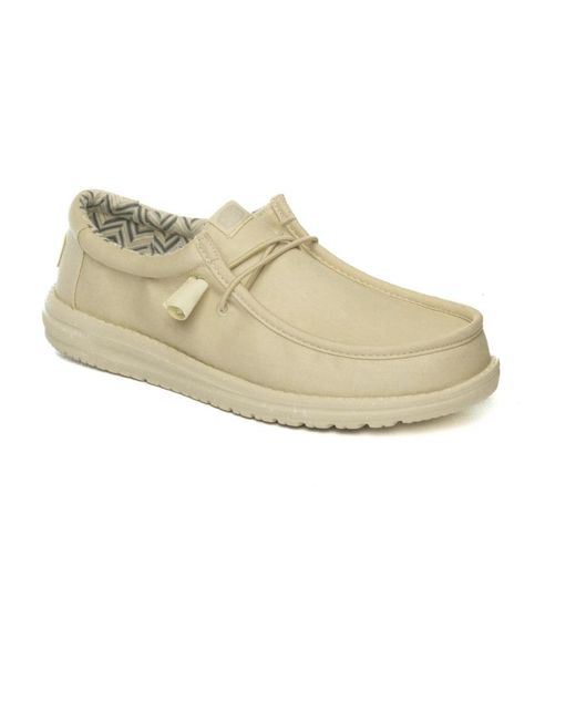 HeyDude Wally Stretch in Natural für Herren