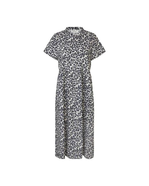 Lolly's Laundry Gray Shirt Dresses