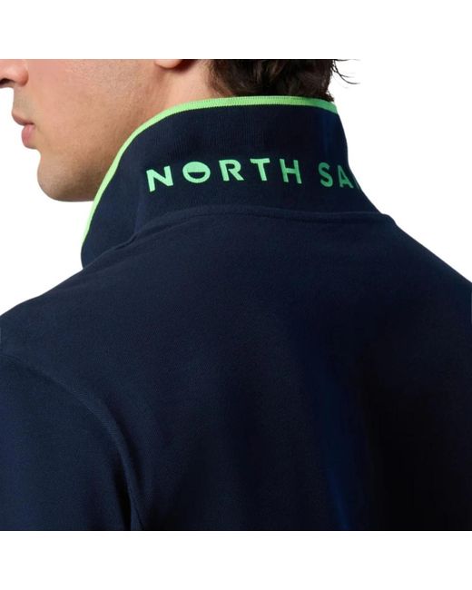North Sails Blue Polo Shirts for men