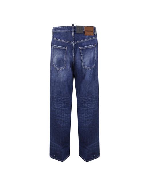 DSquared² Straight Jeans in het Blue voor heren