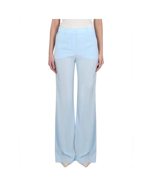 Max Mara Blue Wide Trousers