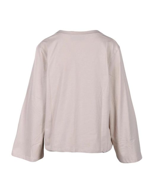 Wild Cashmere Brown Long Sleeve Tops
