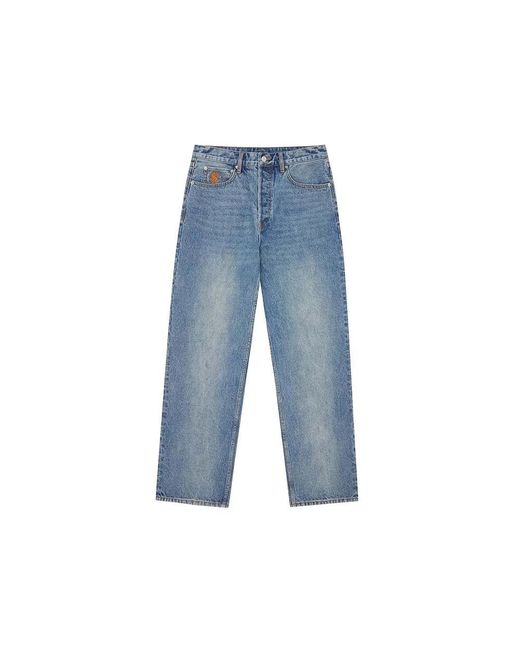 BBCICECREAM Blue Loose Fit Jeans for men