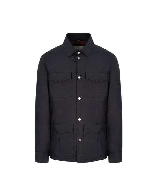 Brunello Cucinelli Blue Light Jackets for men