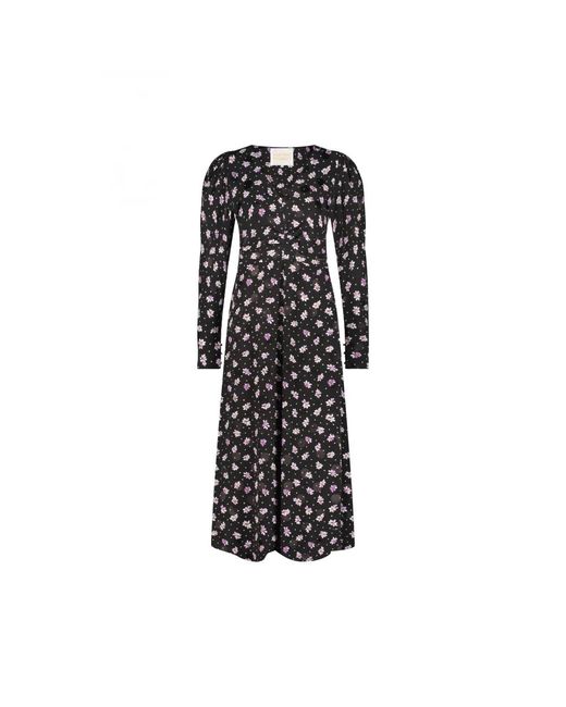Midi Dresses FABIENNE CHAPOT de color Black
