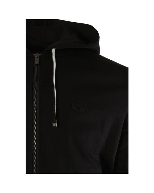 Armani Zip-Throughs in het Black voor heren
