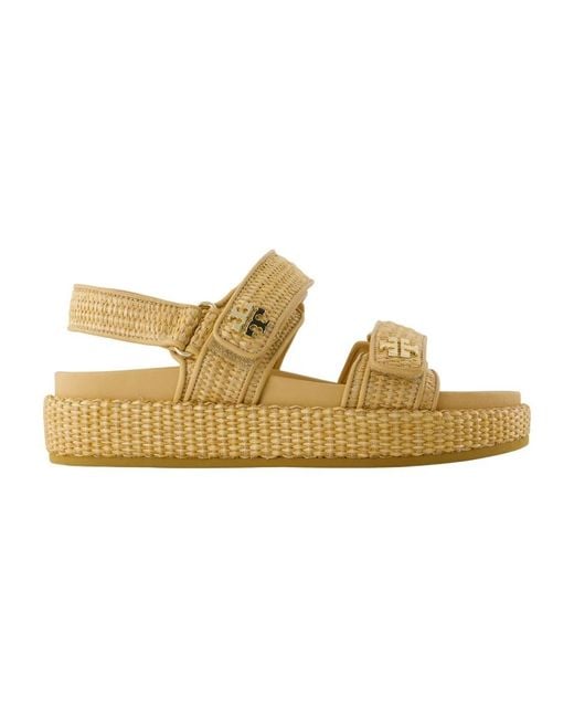 Tory Burch Metallic Flat Sandals