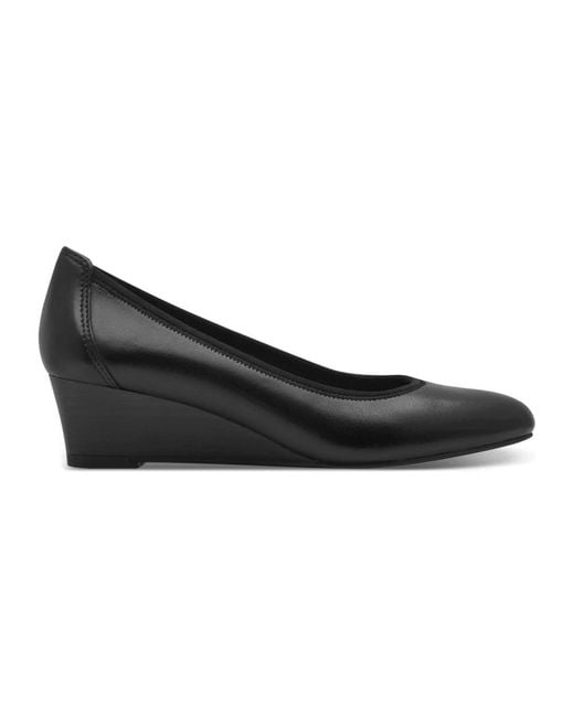 Tamaris Black Schwarze Keilpumps Für Frauen