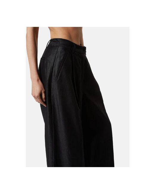 Wide Trousers Silvian Heach de color Black