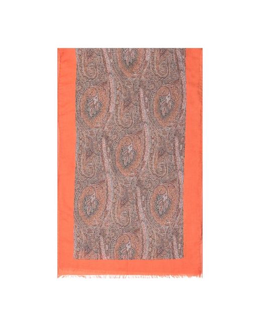 Etro Pink Winter Scarves