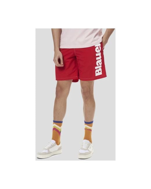 Blauer Red Beachwear for men