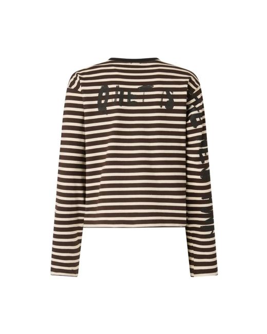 Pinko Black Long Sleeve T-Shirts