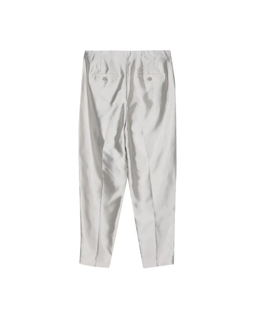 Theory Gray Straight Trousers