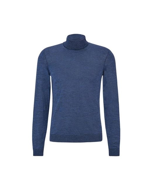 Turtlenecks Boss de hombre de color Blue