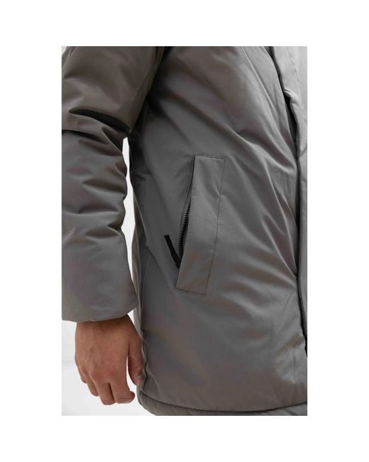 Pure Path Gray Winter Jackets for men