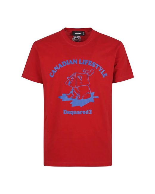 T-Shirts DSquared² de hombre de color Red